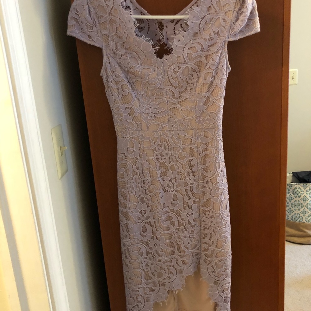 Lavender lace dress